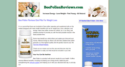 Desktop Screenshot of beepollenreviews.com